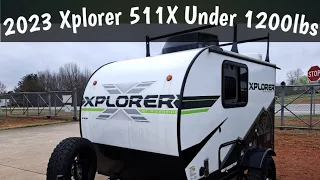 2023 Xplorer 511X Best Off Road Camper Less Than 1200lbs Small Teardrop Camper By Riverside