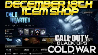 Black Ops : Cold War - Franchise Store NEW Daily Items! December 18th Blueprints & Featured Items!