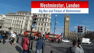 Weekend stroll along Big Ben and Westminster Palace, London