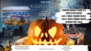 2023 Pumpkin Smash Thrill Show October 14th