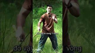 Xoay Côn Nhị Khúc Qua Cổ Tay Lên | Rotate the nunchaku through your wrist and up | VinKungfu Shorts