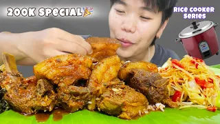 The Easiest but Tastiest Pork Mukbang | 200K SPECIAL | Meitei Mukbang