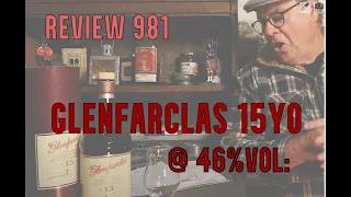 ralfy review 981 - Glenfarclas 15yo @46%vol (2023)