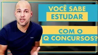 Você sabe estudar com o Q CONCURSOS? | Alessandro Marques - Coach