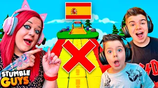 MI MADRE NOS PROHIBE TOCAR LOS COLORES DE LA BANDERA DE ESPAÑA EN STUMBLE GUYS!!!