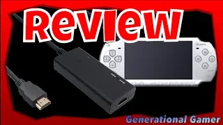 LevelHike PlayStation Portable (PSP) HDMI Cable - Review (Marseille mClassic Tested Too!)