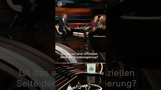 "Legal aber schädlich": Gesundheitsminister Lauterbach über das Kiffen | #short #Lanz #Cannabis