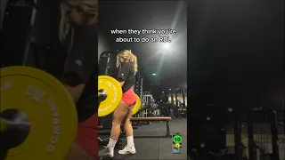 She Was Lifting Heavy AND THEN