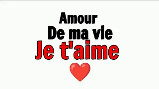 Je t'aime ma vie ❤️ tu règnes dans mon coeur