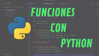 FUNCIONES con PYTHON - ¿Qué es una función en programación? - #hablemosdepython