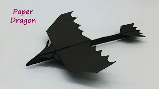 How To Make a Paper Dragon Airplane -  Dragon Airplane From Paper