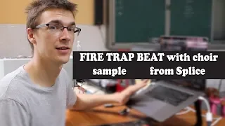 Making a DARK TRAP BEAT with choir sample from Splice | Logic Pro X