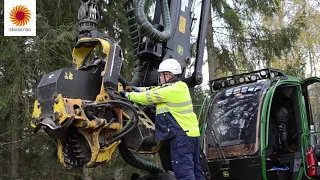 Turvallisuus Stora Enso Metsässä - metsäkoneenkuljettaja