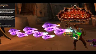 40k DPS MACHINE GUN SPEC - Prophet of The Wrath - Ascension WoW