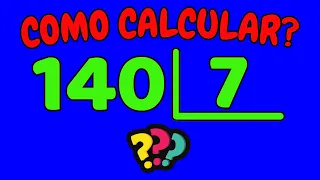 COMO CALCULAR 140 DIVIDIDO POR 7?| Dividir 140 por 7