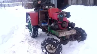 Самодельный трактор Хопер