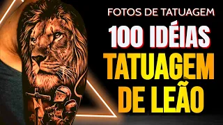 100 IDÉIAS DE TATUAGEM DE LEÃO - FOTOS DE TATUAGEM