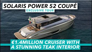 EXCLUSIVE: €1.4million cruiser with a stunning teak interior | Solaris 52 Power Coupe | MBY