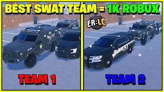 Whoever can create the BEST SWAT TEAM in ERLC wins 1,000 ROBUX!  (Emergency Response Liberty County)