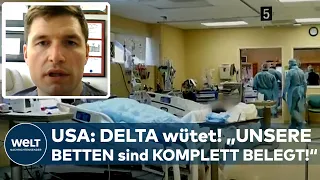 DELTA-VARIANTE WÜTET IN DEN USA: "Betten komplett belegt!" Corona-Infektionszahlen steigen rasant!