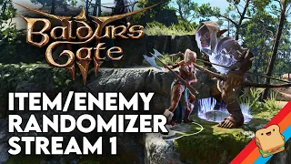 Item and Enemy Randomizer Baldur's Gate 3 Stream pt.1