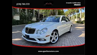 2009 Mercedes E350 4MATIC FOR SALE