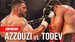 Heavyweight BRAWL Erupts In The Cage | Azzouzi vs. Todev | Enfusion Cage Events