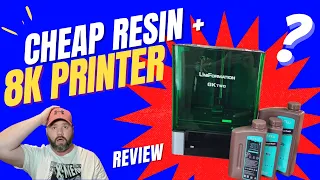 CHEAP Resin and an 8K Printer! Uniformation GKTWO + SUNLU resin Review!