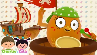 Clap, Stomp, and March with Egg Band Pirates | Fun Kids Song for Active Play @Charlie-Lola