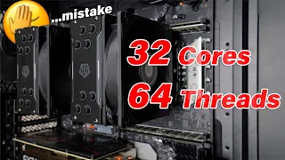 My 32-Core 64-Thread Home Server MISTAKE