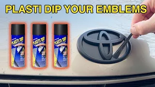 How to Plasti Dip Car Emblems/Badges - Easy DIY Guide