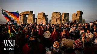 Timelapse of Sunrise Over Stonehenge on Summer Solstice | WSJ News