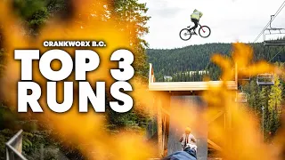 Top 3 Slopestyle Runs from SilverStar | Crankworx British Columbia 2021