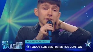 Antes de empezar a rapear: lloró por todo el esfuerzo de su camino y el bullying - Got Talent