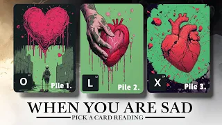 💒💍Your Future Spouse reactions when you are SAD 😢🫂😭 [what they do?] 🥺💔 timeless pick a card reading