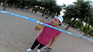 Первое знакомство с триклайн стропой SteezeLine от Slackline Industries