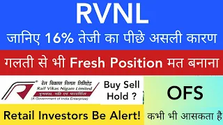 RVNL SHARE LATEST NEWS • RVNL OFS • RVNL SHARE NEWS TODAY • RVNL SHARE PRICE TARGET ANALYSIS