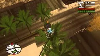 GTA San Andreas - Прыжки на велосипеде - Чит JHJOECW