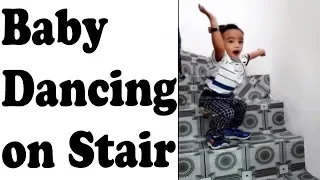 Baby boy dancing on stairs challenge - new dance challenges 2018 - #stairchallenge