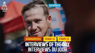Interview of the day presented by Aramco - Stage 11  - #Dakar2024