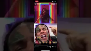 6ix9ine and Nicki Minaj IG Live (6/11/2020) | Trollz