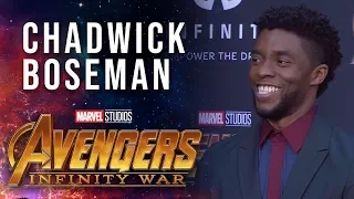 Chadwick Boseman Live at the Avengers: Infinity War Premiere