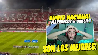 🇦🇷😱 ARGENTINE REACTS to the NATIONAL ANTHEM of MOROCCO vs BRAZIL 🇲🇦 x 🇧🇷