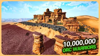 10 MILLION ORC Warriors vs 92,810 WW2 Soldiers - Ultimate Epic Battle Simulator 2 UEBS 2 (4K)