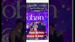 Yohan Santos Agoncillo Debut Birthday at 18 ❤️ Daughter  of Judy Ann Santos & Ryan Agoncillo