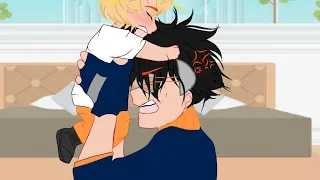 |•take the baby•| ~meme Naruto~ `kakashi,Rin,obito e narutinho•|