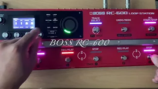 【Demo】BOSS RC-600 Session & Unboxing
