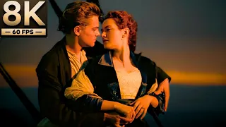 8K Remastered - My Heart Will Go On by Celine Dion | Leonardo DiCaprio, Kate Winslet | Titanic