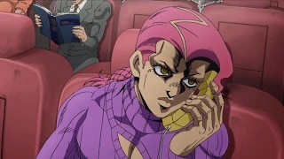 The Boss uses a toy phone to trashtalk Cioccolata 【JOJO'S BIZARRE ADVENTURE: GOLDEN WIND】