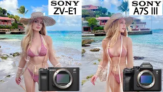 Sony ZV-E1 VS Sony A7S III Camera Comparison